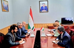 I.R. Iran, Ministry of Foreign Affairs- Iran foreign ministry spokesperson Tajikistan minister of culture meet in Dushanbe